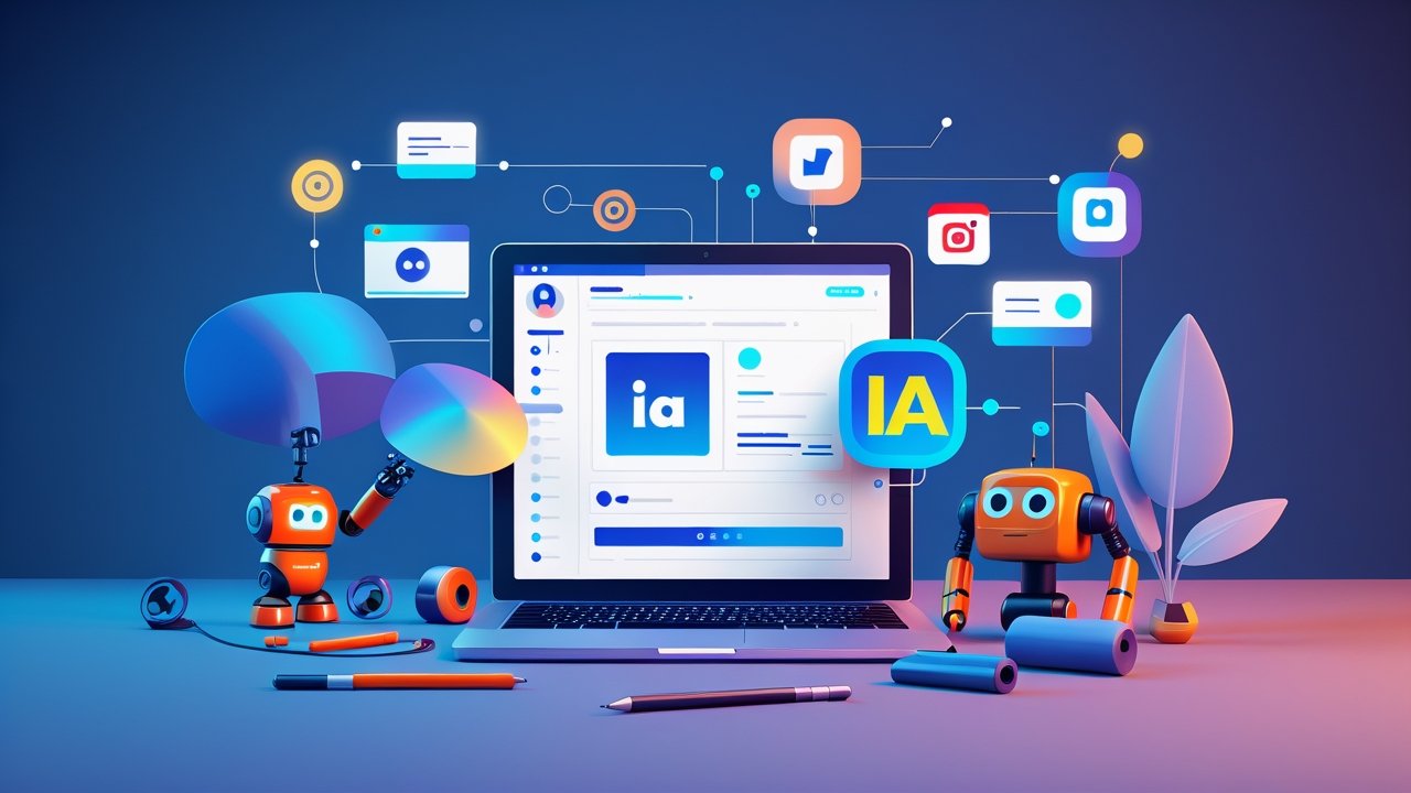 posts para redes sociais com inteligência artificial