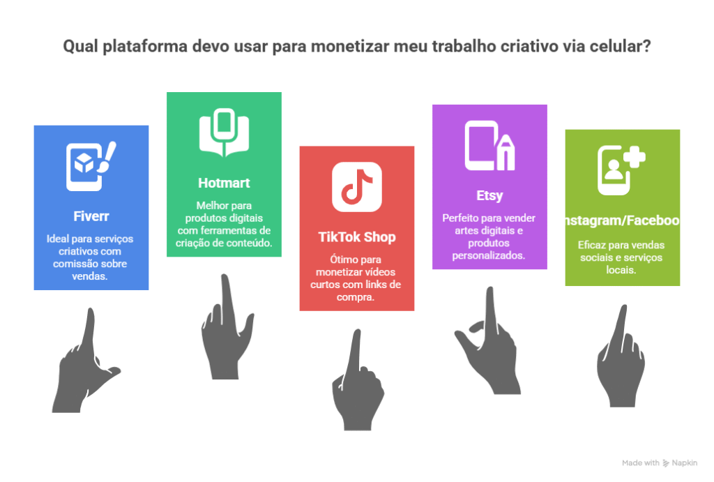Plataformas de Venda e Monetização pelo Celular