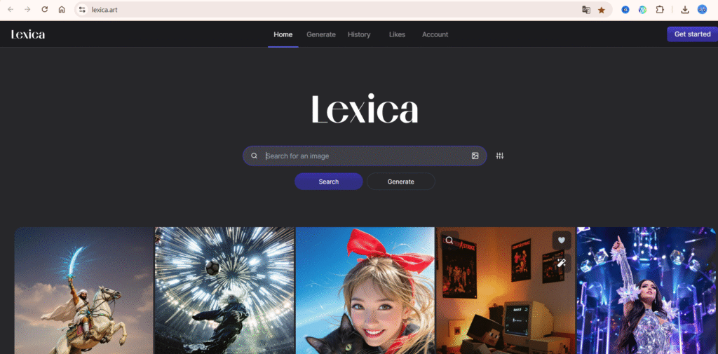 O que é a Lexica.art?