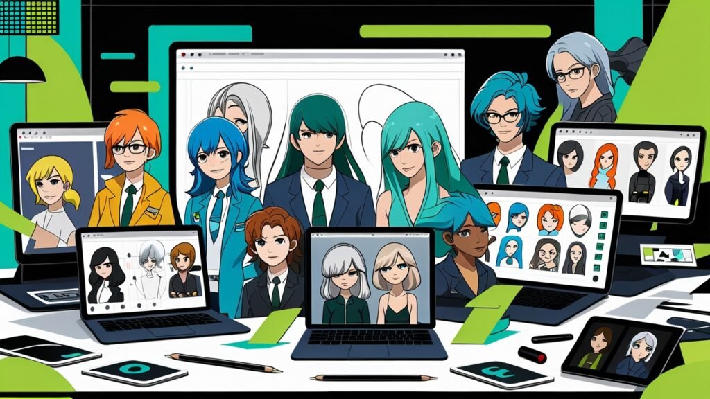 Principais Plataformas Gratuitas para Criar Personagens com IA