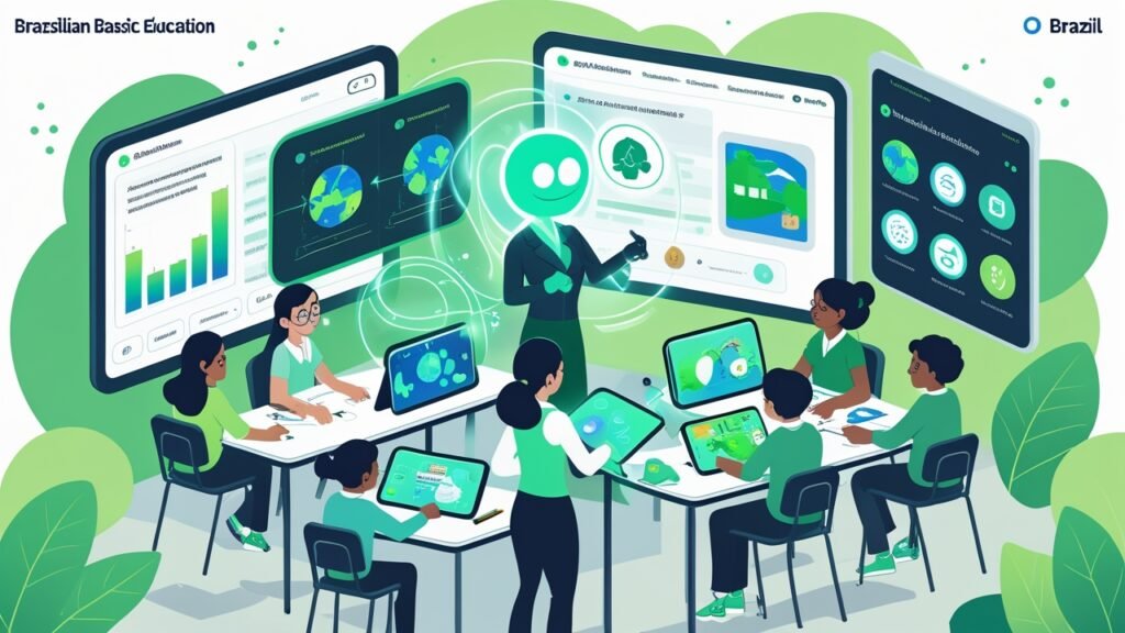 O Cenário Brasileiro: Aplicações e Avanços da IA na Educação Básica